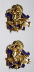 ESTADOS UNIDOS, U.S. ARMY, 9TH CAVALRY  UNIT, CRESTS