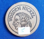 5 - THE BOY SCOUTS OF AMÉRICA - WOOODEN NICKEL - 1957
