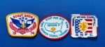 36 - VINTAGE - BSA - THE BOY SCOUTS OF AMÉRICA - 3 ANTIGOS PATCHES