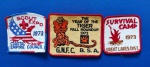 41 - VINTAGE - BSA - THE BOY SCOUTS OF AMÉRICA - 3 ANTIGOS PATCHES