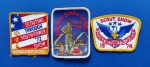 44 - VINTAGE - BSA - THE BOY SCOUTS OF AMÉRICA - 3 ANTIGOS PATCHES