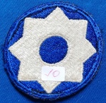 10 - PATCH - U.S.ARMY - WWII - 8TH SERVICE COMMAND