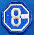 80 - PATCH - U.S.ARMY - VIII CORPS - ANOS 80