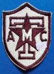 98 - PATCH - U.S.ARMY - EARLY TEXAS A.M.C. A&M ROTC PATCH, CUT EDGE