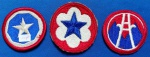 118 - PATCH - U.S.ARMY - LOTE - 3 UNIDADES -