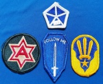 122 - PATCH - U.S.ARMY - LOTE - 4 UNIDADES -