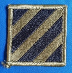 8 - U.S.ARMY - PATCH - SUBDUED - 3RD INFANTRY DIVISION