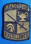 45 - U.S.ARMY - PATCH - SUBDUED -  ROTC COMMAND LEADERSHIP EXCELLENCE