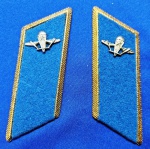 UNIÃO SOVIÉTICA, COLLAR TABS, OFICIAL, PARADA, SERVIÇO MILITAR DE TRANSPORTE