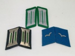 ALEMANHA ORIENTAL (COMUNISTA) LOTE COLLAR TABS, 3 PARES