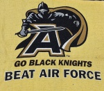 BEAT AIR FORCE - GO BLACK KNIGHTS  - ATOALHADO - 40 X 40