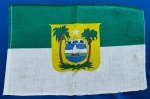RIO GRANDE DO NORTE - BANDEIRA PEQUENA - 28 X 18 CM - ALGODÃO GOMADO