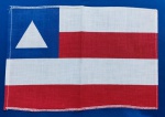 BAHIA - BANDEIRA PEQUENA - 28 X 18 CM - ALGODÃO GOMADO