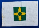 BRASILIA - BANDEIRA PEQUENA - 28 X 18 CM - ALGODÃO GOMADO