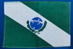 PARANÁ - BANDEIRA PEQUENA - 28 X 18 CM - ALGODÃO GOMADO