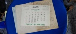 MEMORABILIA - PANAIR DO BRASIL - INFORMAÇÃO A FUNCIONÁRIO - PASQUIM - FOLHA DE CALENDÁRIO