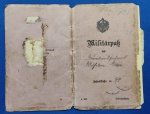 Militärpa, IMPÉRIO ALEMÃO, MILITARPASS HANDBOOK, 1895