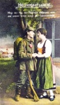 GRANDE GUERRA MUNDIAL, IMPÉRIO ALEMÃO, FELDPOST, HERZENSSEHNSUCHT, 9 X 14 CM, 1916
