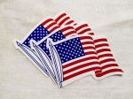 U.S.A. STARS AND STRIPES, ADESIVOS, 3 UNIDADES