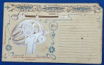 Cartão postal da Coleção Brasiliana Espada de Bento Gonçalves - Presidente da República Rio-Grandense. 1ª Série de Vulgarização dos fatos da História Nacional - por J. Simões Lopes Netto - Pelotas.