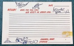 POST CARD - U.S. ARMED FORCES - SEGUNDA GUERRA - 13,5 X 8,3 CM