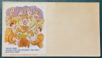 U.S. ARMY SOLDIERS - ENVELOPE COMIC FUNNY - WORLD WAR II - 1942 - AMERICAN ART SERVICE  16,5 X 9,3 CM