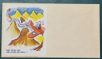 U.S. ARMY SOLDIERS - ENVELOPE COMIC FUNNY - WORLD WAR II - 1942 - AMERICAN ART SERVICE 16,5 X 9,3 CM