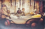 POST CARD - PATTON MUSEUM - GERMAN VOLKSWAGEN AMPHIBIOUS - 14 X 9 CM