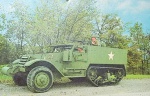 POST CARD - PATTON MUSEUM - U.S. HALF TRACK - 14 X 9 CM