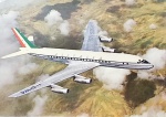 POST CARD ALITALIA AIRLINES - DOUGLAS SUPER DC 9 JET - 15 X 10,5 CM