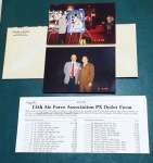 15TH AIR FORCE ASSOCIATION PX ORDER FORM - FOTOS  HOMENAGEM BOB HOPE - VETERANOS