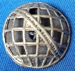 1 - REINO DO BRASIL - ARMAS - BOTÃO - RARO - 1817 - REF. MUSEU HISTÓRICO NACIONAL - WIKIPEDIA - BOTÃO DE UNIFORME/DISTINTIVO - DIÂMETRO 2 CM