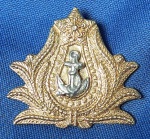 18 - MARINHA MERCANTE DO BRASIL - ANTIGA INSIGNIA METÁLICA - DISTINTIVO/BADGE -  3 X 3 CM