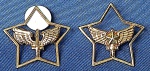 26 - FORÇA AÉREA BRASILEIRA - ANTIGOS DISTINTIVOS -  EPCAR - ESCOLA PREPARATÓRIA DE CADETES - DOIS MODELOS -  3 X 3 CM