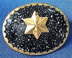 INSIGNIA - DISTINTIVO - À IDENTIFICAR - METÁLICO -  3 X 2,5 CM