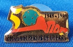 DISTINTIVO - INSIGNIA -  ESCOLA SUPERIOR DE GUERRA - CINQUENTENÁRIO - 1949/1999 - 12 X 21 MM