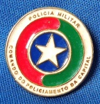 DISTINTIVO - INSIGNIA -  - POLÍCIA MILITAR  SANTA CATARINA - 20 MM