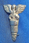 INSIGNIA -DISTINTIVO - EXÉRCITO -  CADUCEU - CORPO MÉDICO  - 20 MM