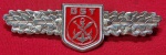 D.D.R. - ALEMANHA ORIENTAL - VINTAGE GERMANY GST Military Wings STICK PIN BADGE -  NO ESTADO