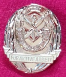 D.D.R. - ALEMANHA ORIENTAL - VINTAGE GERMANY GST  STICK PIN BADGE - TRABALHO EFETIVO FURAKTIVE ARBEITE - NO ESTADO