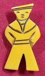 VINTAGE - MARUJO - BROCHE - BAKELIT