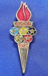 UNIÃO SOVIÉTICA - PIN DISTINTIVO - 1973 - VII JOGOS DE VERÃO