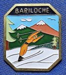 TURISMO - ALFINETE - DISTINTIVO  - BARILOCHE - 25 X 22 MM - METAL/ESMALTE
