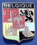 TURISMO - ALFINETE - DISTINTIVO  - BELGICA - 20 X 30 MM - METAL/ESMALTE