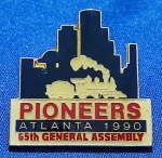 PIONEERS - ATLANT 1990 - 65TH GENERAL ASSEMBLY - DISTINTIVO - ALFINETE - 30 MM