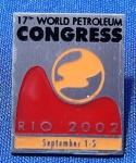 17TH WORLS PETROLEUM CONGRESS - RIO 2002 - 20 X 25 MM