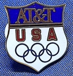 13 - PIN DISTINTIVO - AT&T Olympic pin