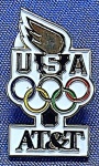 14 - PIN DISTINTIVO - AT&T Olympic pin