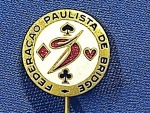 PIN/DISTINTIVO - CARTEADO - FEDERAÇÃO PAULISTA DE BRIDGE
