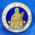 PIN/DISTINTIVO -  COLÉGIO SANTA INEZ - CINQUENTENÁRIO - 1907/1957